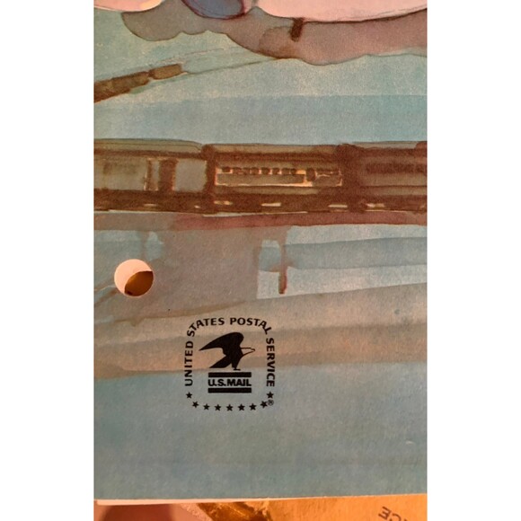 1974 Travel Through the Ages Stamp Album - Picture 7 of 7